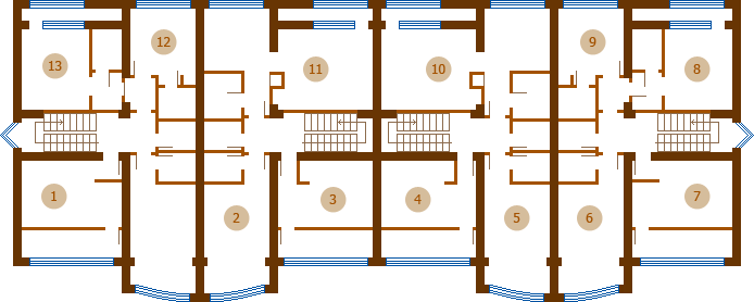 Схема второго этажа
